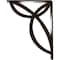Ekena Millwork Versailles Wrought Iron Bracket, (Triple center brace), Antiqued Bronze 2"W x 7 1/2"D x 10"H BKTM02X07X10TVEABZ - alternate 6